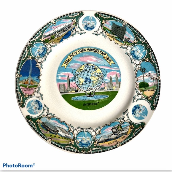 Vintage Wall Decor Vintage 964 New York Worlds Fair Souvenir Plate 7 Poshmark